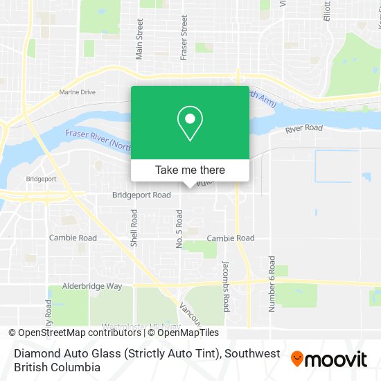 Diamond Auto Glass (Strictly Auto Tint) map