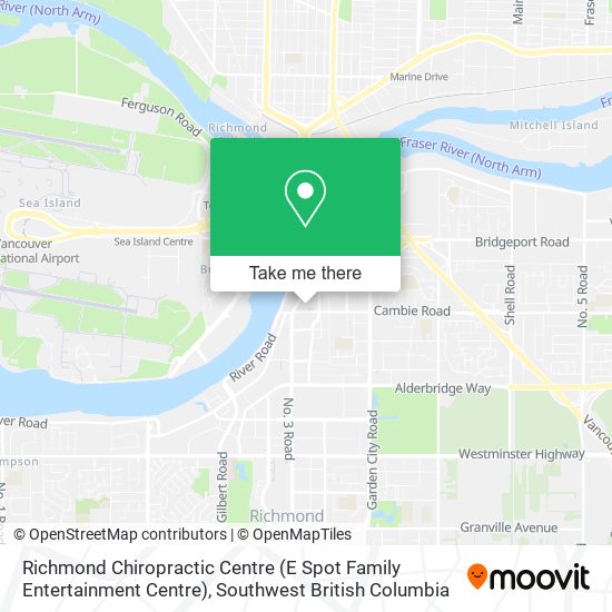 Richmond Chiropractic Centre (E Spot Family Entertainment Centre) plan