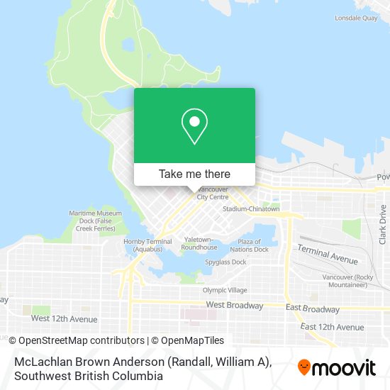 McLachlan Brown Anderson (Randall, William A) map