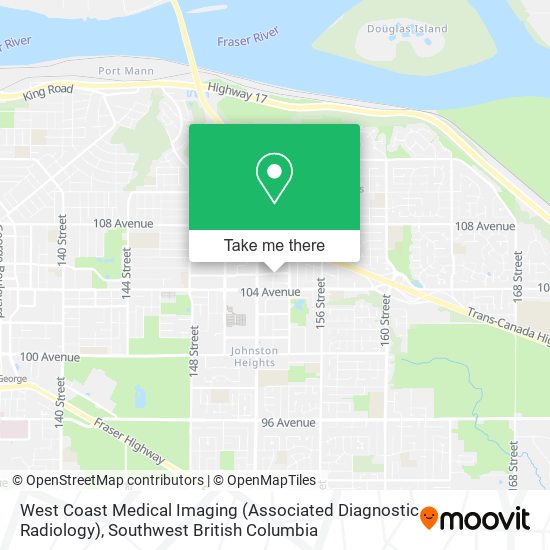 West Coast Medical Imaging (Associated Diagnostic Radiology) map