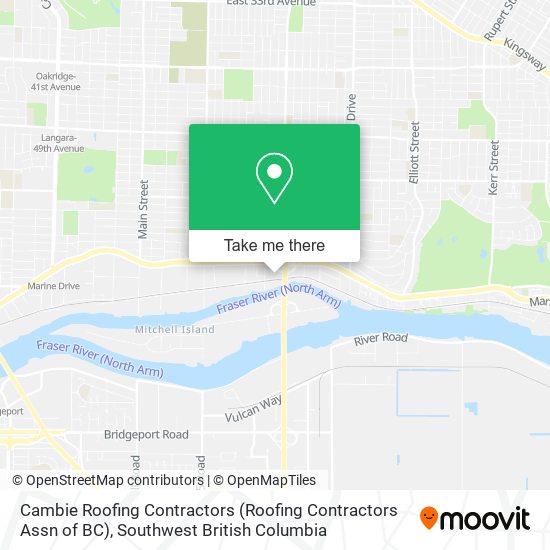 Cambie Roofing Contractors (Roofing Contractors Assn of BC) map