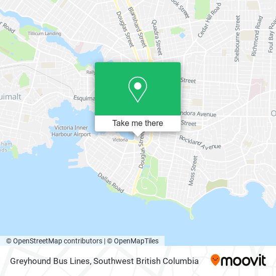 Greyhound Bus Lines map