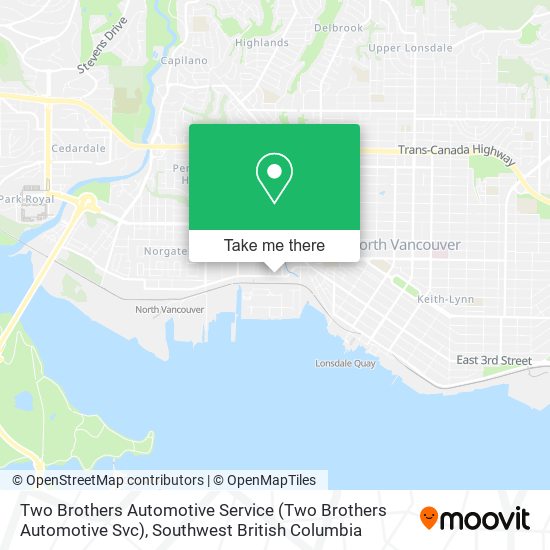 Two Brothers Automotive Service map