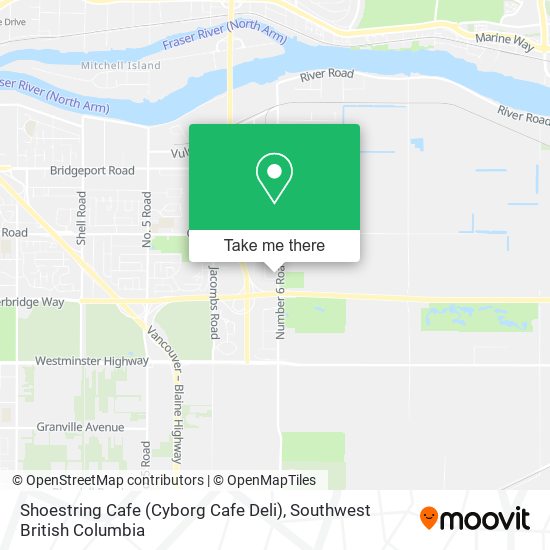 Shoestring Cafe (Cyborg Cafe Deli) map