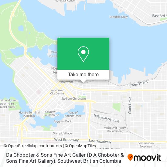 Da Choboter & Sons Fine Art Galler (D A Choboter & Sons Fine Art Gallery) plan