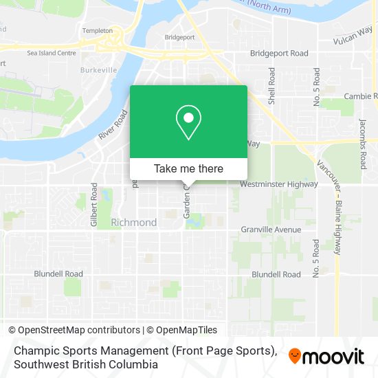 Champic Sports Management (Front Page Sports) map