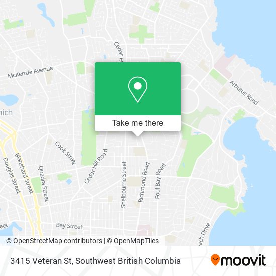 3415 Veteran St map