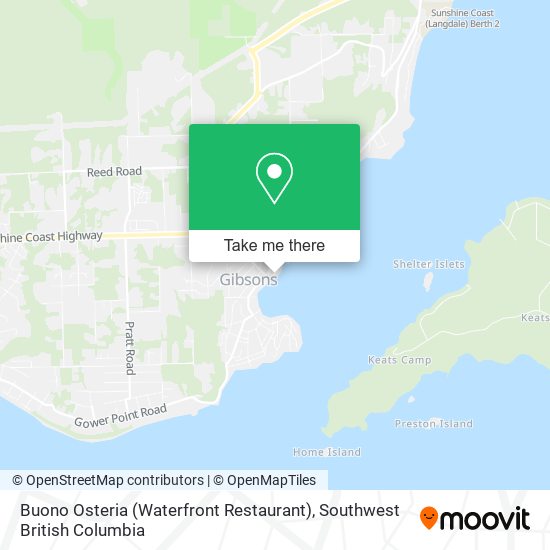 Buono Osteria (Waterfront Restaurant) plan