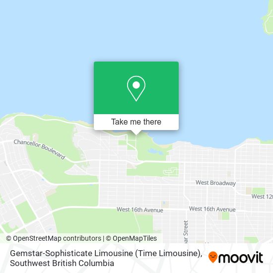 Gemstar-Sophisticate Limousine (Time Limousine) map