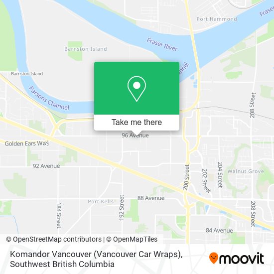 Komandor Vancouver (Vancouver Car Wraps) plan