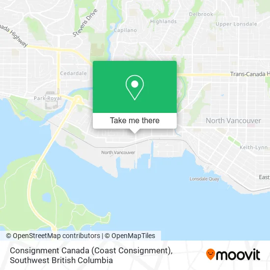 Consignment Canada (Coast Consignment) map