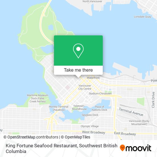 King Fortune Seafood Restaurant plan