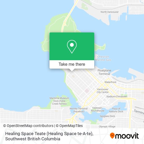 Healing Space Teate (Healing Space te-A-te) map