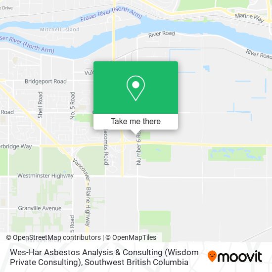 Wes-Har Asbestos Analysis & Consulting (Wisdom Private Consulting) map