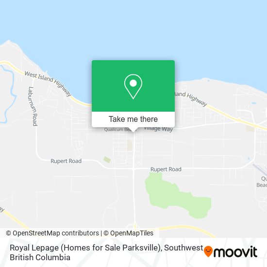 Royal Lepage (Homes for Sale Parksville) map