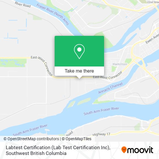 Labtest Certification (Lab Test Certification Inc) map