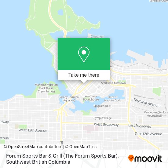 Forum Sports Bar & Grill map