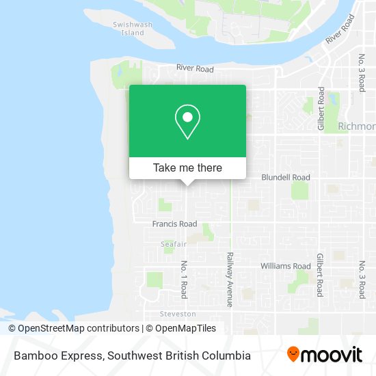 Bamboo Express map