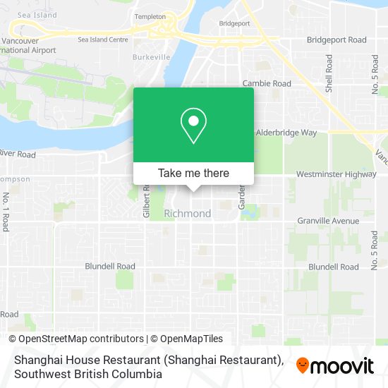 Shanghai House Restaurant (Shanghai Restaurant) plan