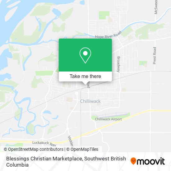 Blessings Christian Marketplace map