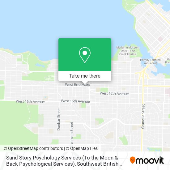 Sand Story Psychology Services (To the Moon & Back Psychological Services) map