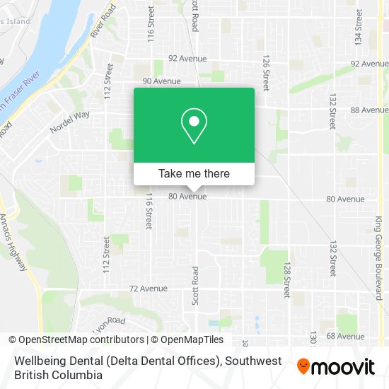 Wellbeing Dental (Delta Dental Offices) map