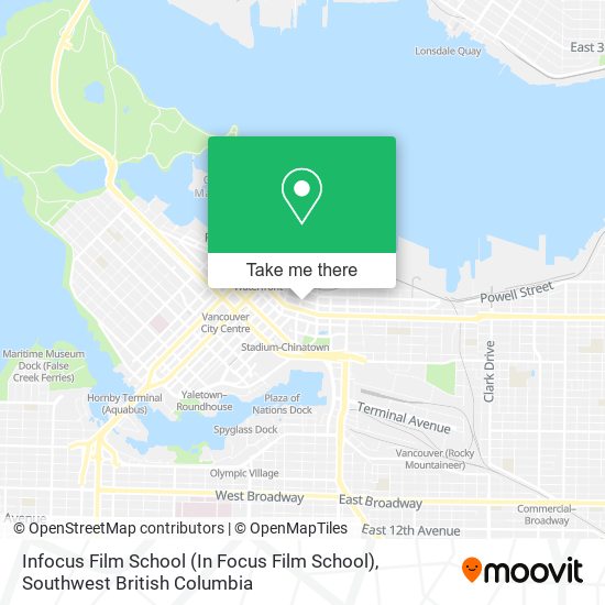 Infocus Film School (In Focus Film School) map