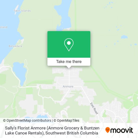 Sally's Florist Anmore (Anmore Grocery & Buntzen Lake Canoe Rentals) map