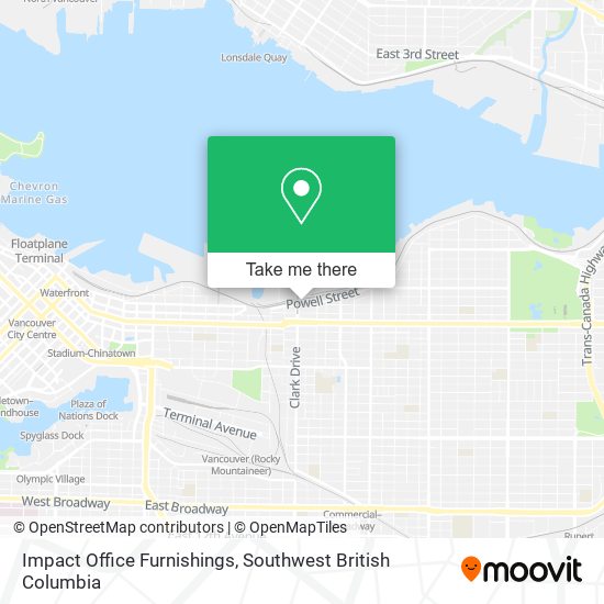 Impact Office Furnishings map