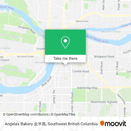 Angela's Bakery 金半島 map