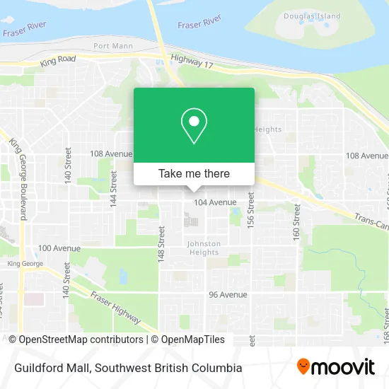 Guildford Shopping Centre Map How To Get To Guildford Mall In Surrey By Bus Or Skytrain?