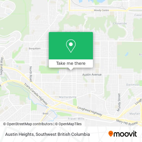 Austin Heights map