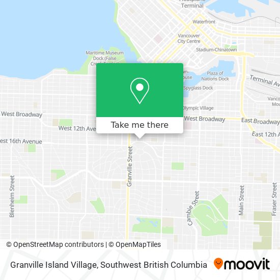 Granville Island Village plan