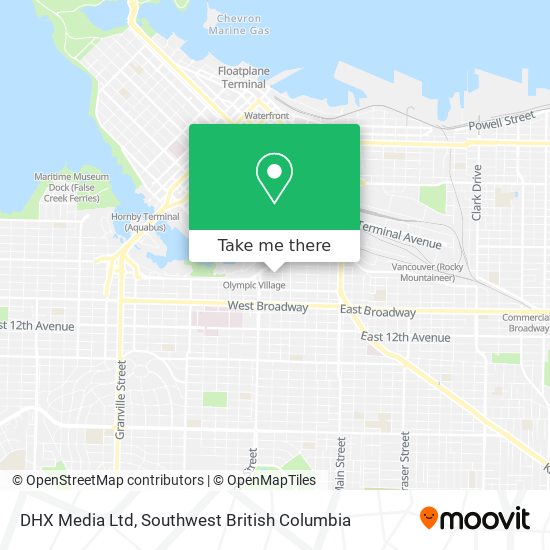 DHX Media Ltd map