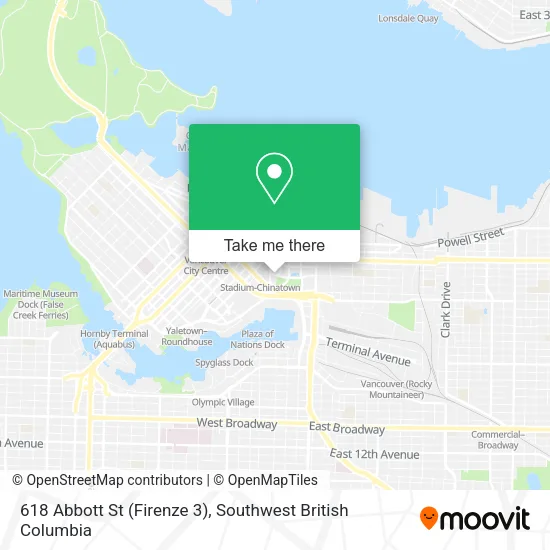 618 Abbott St (Firenze 3) map