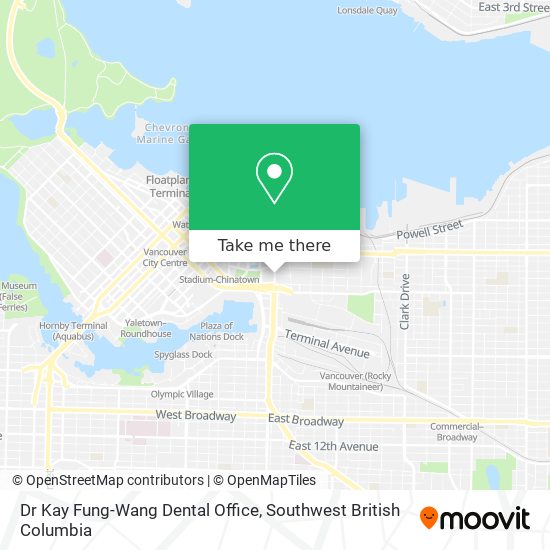 Dr Kay Fung-Wang Dental Office map