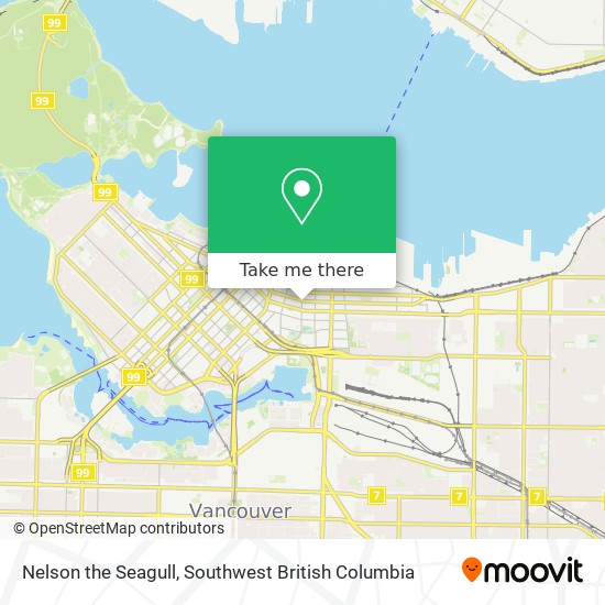 Nelson the Seagull map