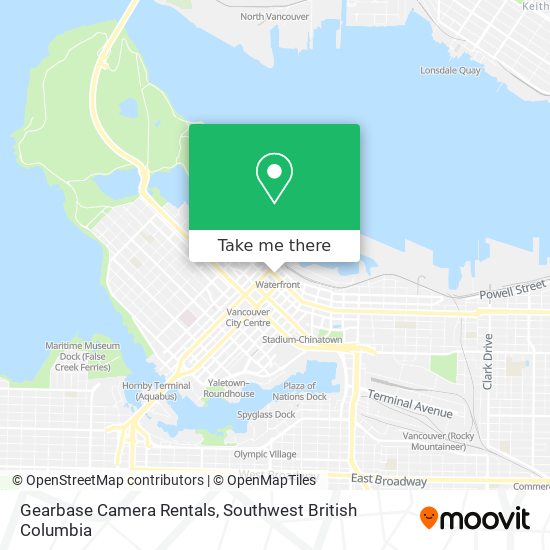 Gearbase Camera Rentals plan