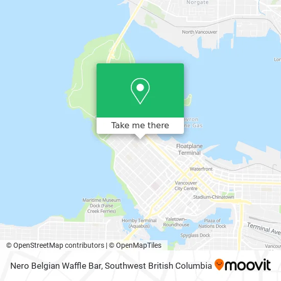 Nero Belgian Waffle Bar map