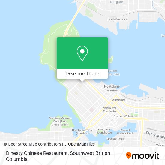 Dinesty Chinese Restaurant plan