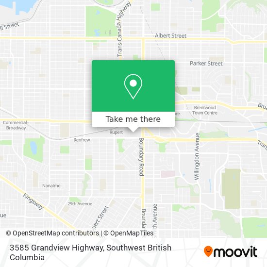 3585 Grandview Highway map