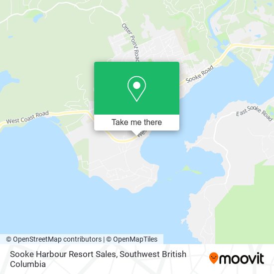 Sooke Harbour Resort Sales map