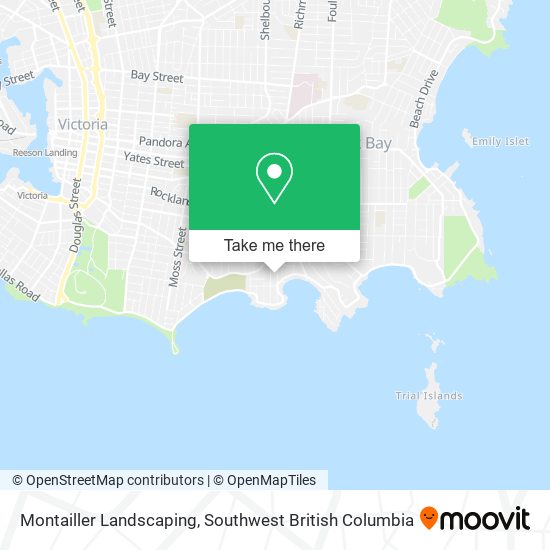 Montailler Landscaping map