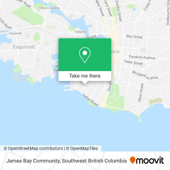 James Bay Community map