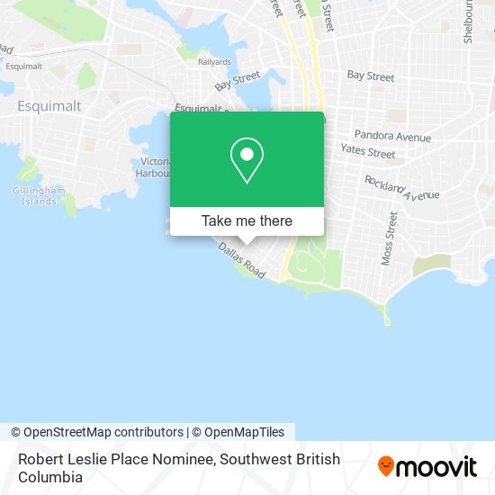 Robert Leslie Place Nominee map