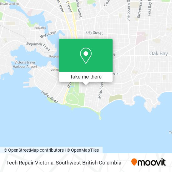 Tech Repair Victoria map