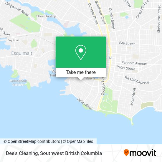 Dee's Cleaning map