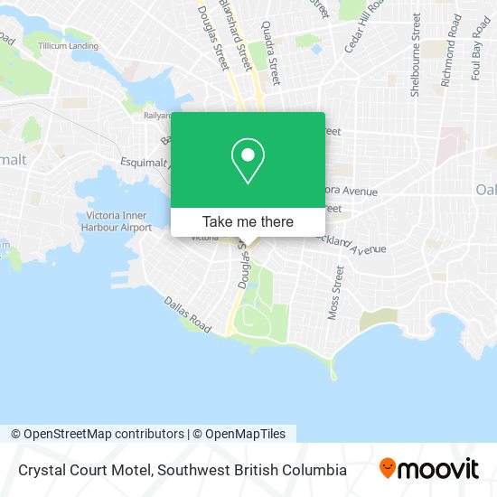 Crystal Court Motel map