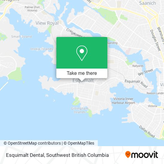 Esquimalt Dental map