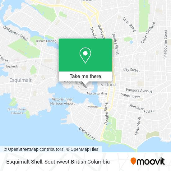 Esquimalt Shell map